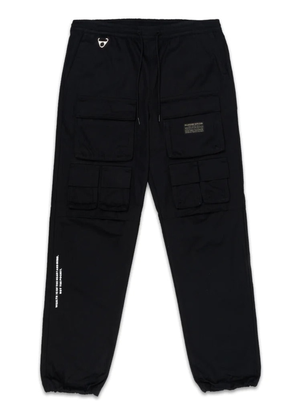 Billionaire Boys Club Black Cargo Pants with Multi-Pocket Design